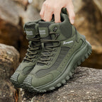 New Fall/Winter Plus-Size Men's Boots: Outdoor, Casual, Athletic, and Work-Style Shoes—Comfortable, Thick-Soled, Trendy, and Versatile Men's Footwear