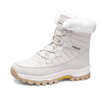 Fall/Winter Cross-Border Non-Slip Men's Outdoor High-Top Snow Boots;  Thickened, Warm Casual Cotton Shoes for Women