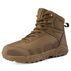 New Arrival: Men's Non-Slip, Wear-Resistant, Mid-Calf, Waterproof Outdoor Adventure, Rescue, Work, and Hiking Boots
