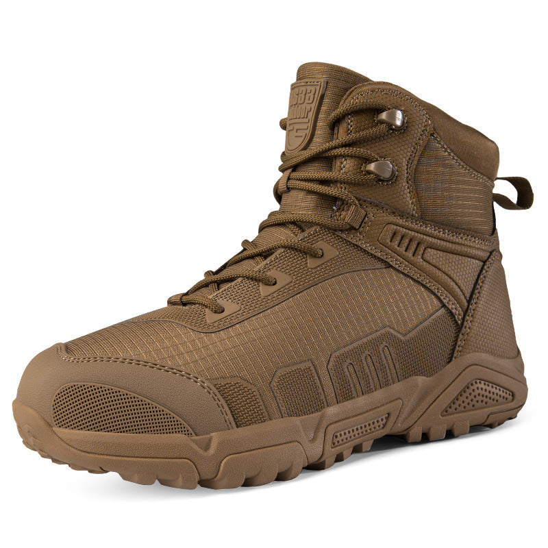New Arrival: Men's Non-Slip, Wear-Resistant, Mid-Calf, Waterproof Outdoor Adventure, Rescue, Work, and Hiking Boots