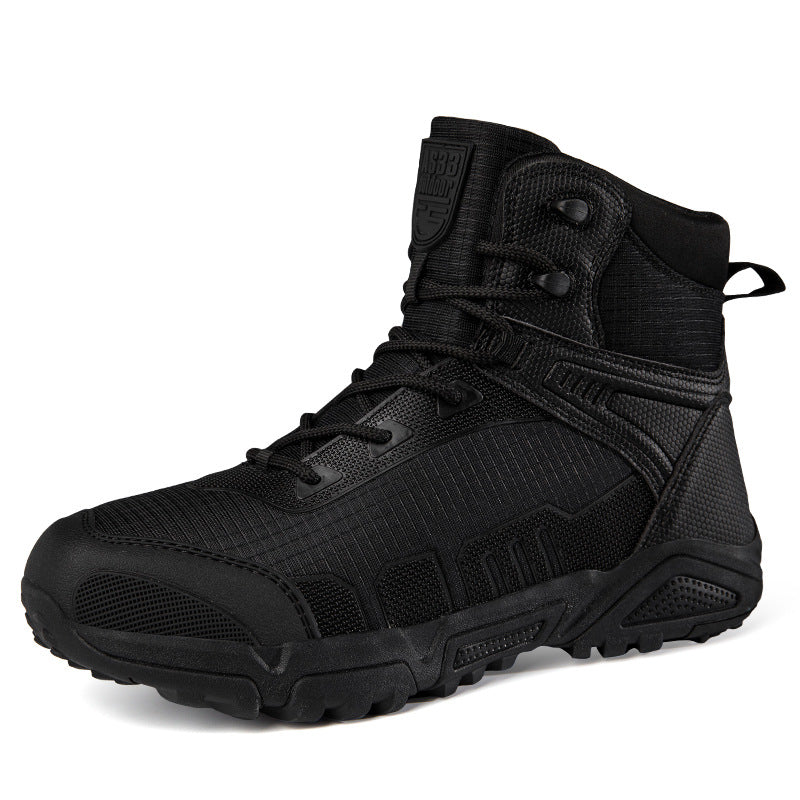 New Arrival: Men's Non-Slip, Wear-Resistant, Mid-Calf, Waterproof Outdoor Adventure, Rescue, Work, and Hiking Boots