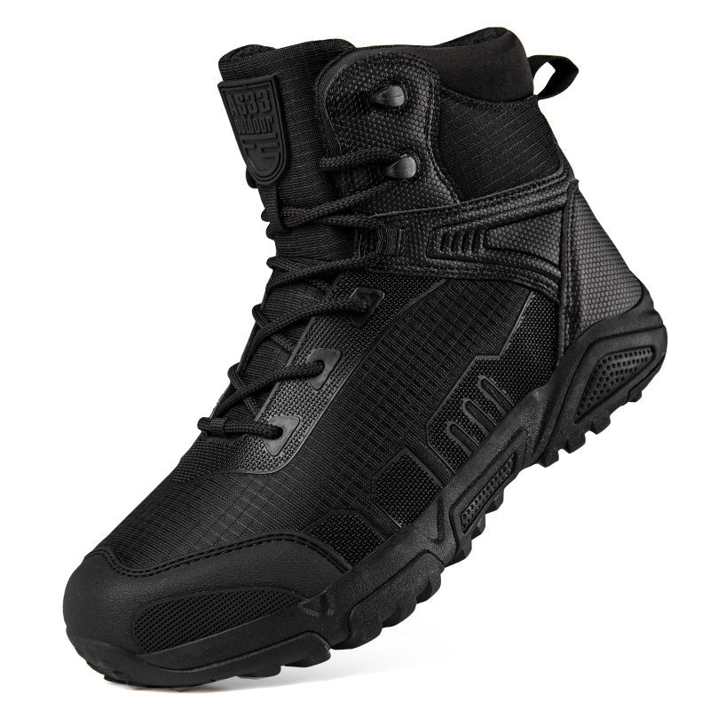 New Arrival: Men's Non-Slip, Wear-Resistant, Mid-Calf, Waterproof Outdoor Adventure, Rescue, Work, and Hiking Boots