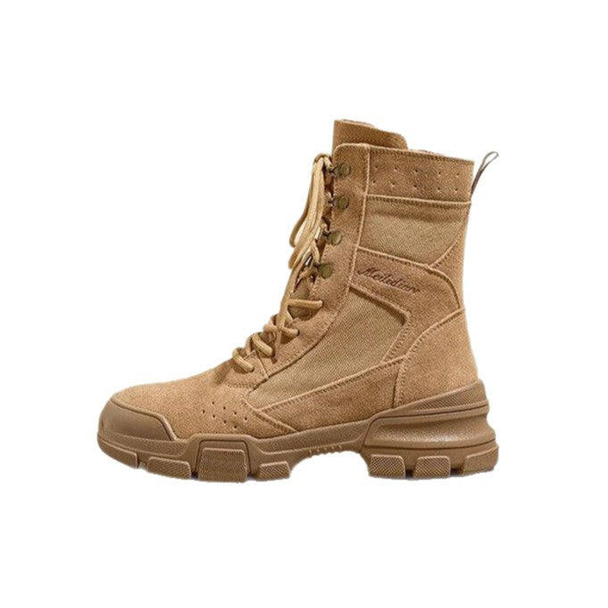 Women's Ankle Boots: 2025 New Arrivals—Outdoor Hiking, Trekking, Travel, and Desert Boots; Summer Chunky-Soled Work-Style Short Boots