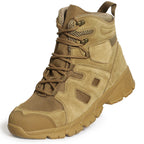 Men's Outdoor Hiking and Trekking "Tiger-Wolf" Tactical Boots—Large Sizes, Mid-Cut Combat Boots, Non-Slip Training Shoes