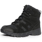 Men's Outdoor Hiking and Trekking "Tiger-Wolf" Tactical Boots—Large Sizes, Mid-Cut Combat Boots, Non-Slip Training Shoes
