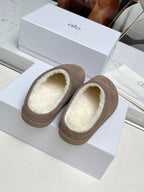 GAS1 Wool Women Shoes 35-41 cotton slippers with Box