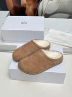 GAS1 Wool Women Shoes 35-41 cotton slippers with Box